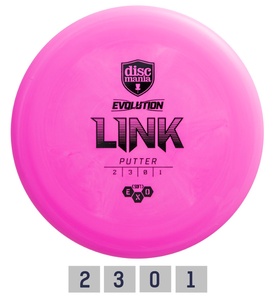 Discgolf Putter SOFT EXO LINK 2/3/0/1 Pink